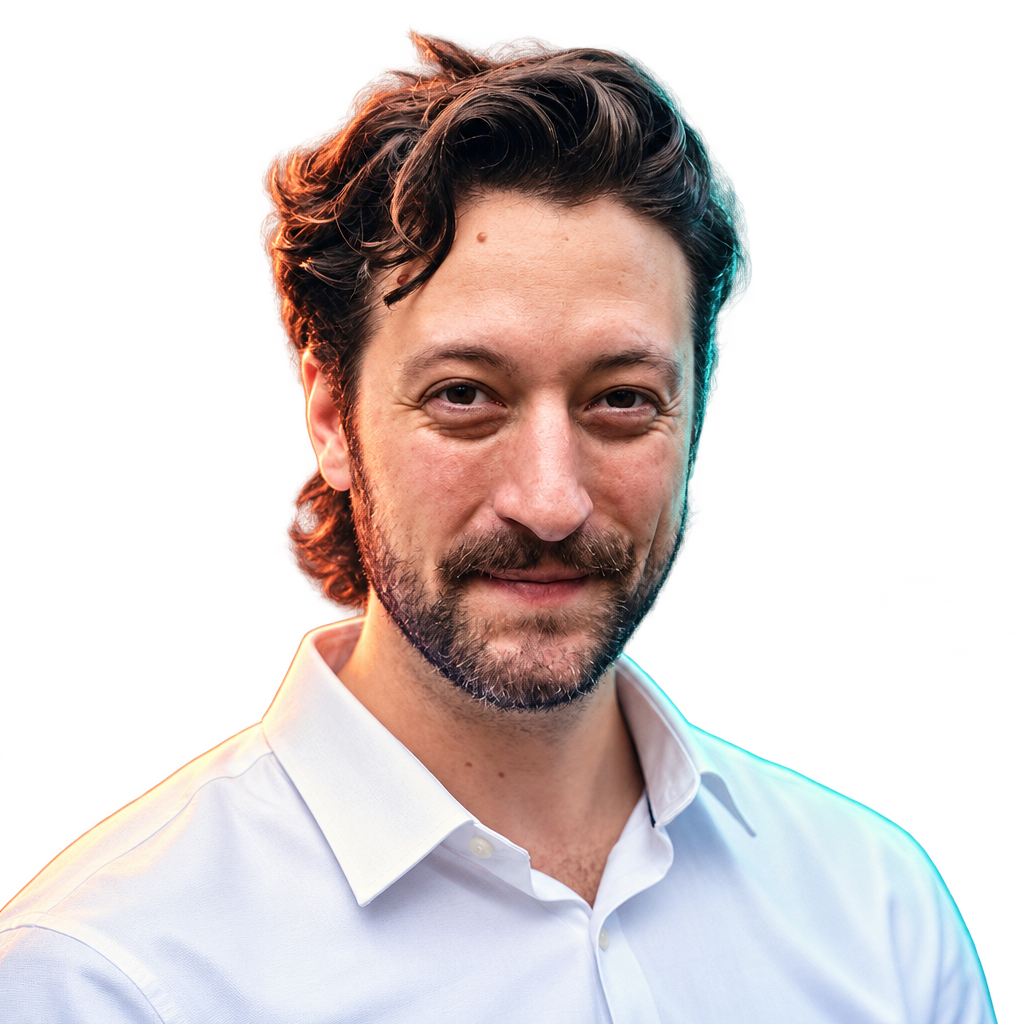 Stylized portrait of Josh Carvin