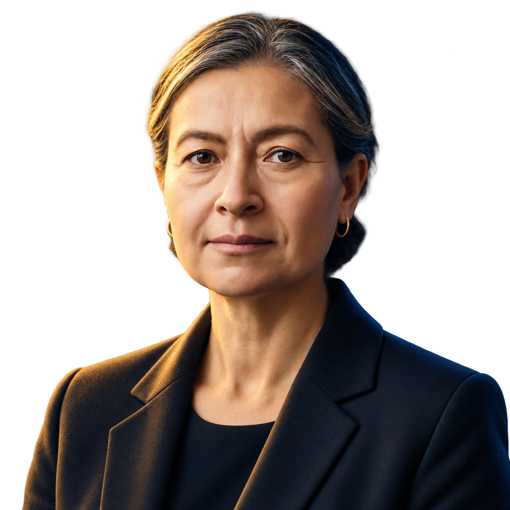 Stylized portrait of Simone Beaulieu