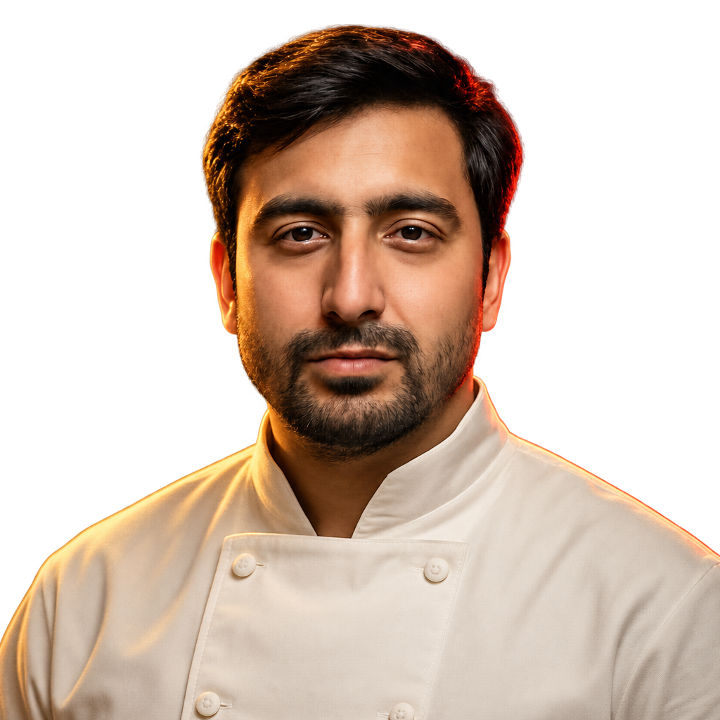 Stylized portrait of Yusuf Rahimi